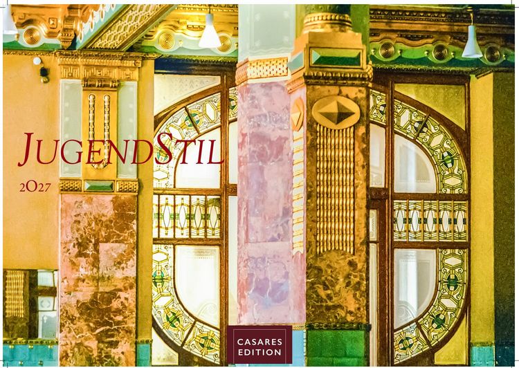 Produktbild: Jugendstil Kalender 2027 &ndash; Wandkalender | Fotokalender Kunst 24x35cm - Stilvolle k&uuml;nstlerische Motive im Jugendstil f&uuml;r das ganze Jahr.