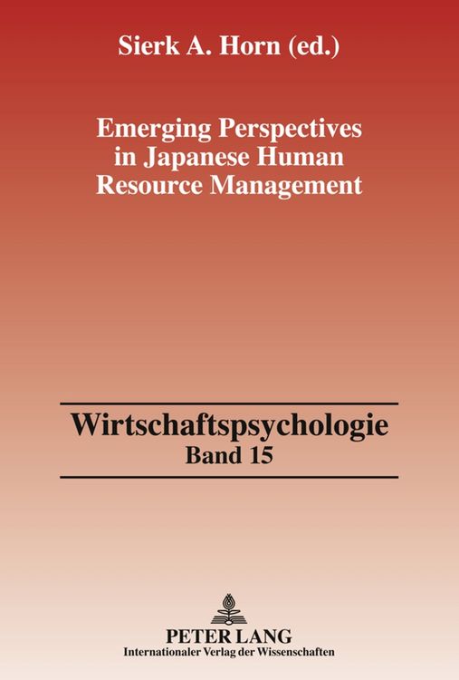 Produktbild: Emerging Perspectives in Japanese Human Resource Management