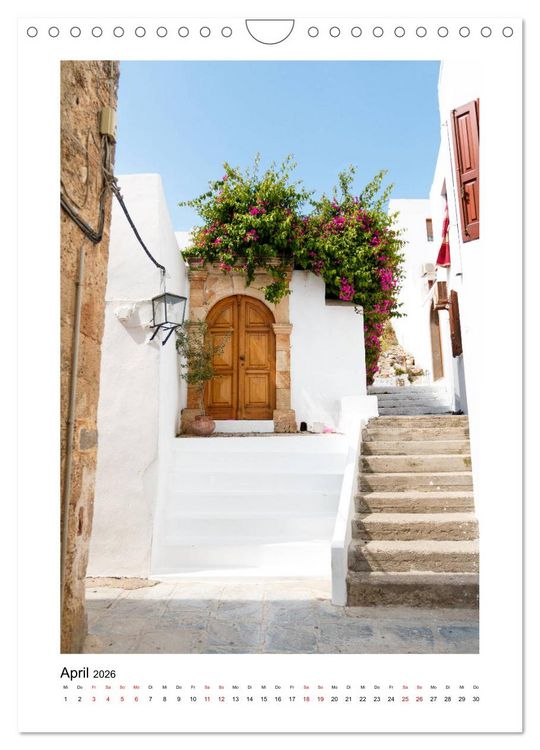 Produktbild: Rhodos, die Sonneninsel (Wandkalender 2026 DIN A4 hoch), CALVENDO Monatskalender