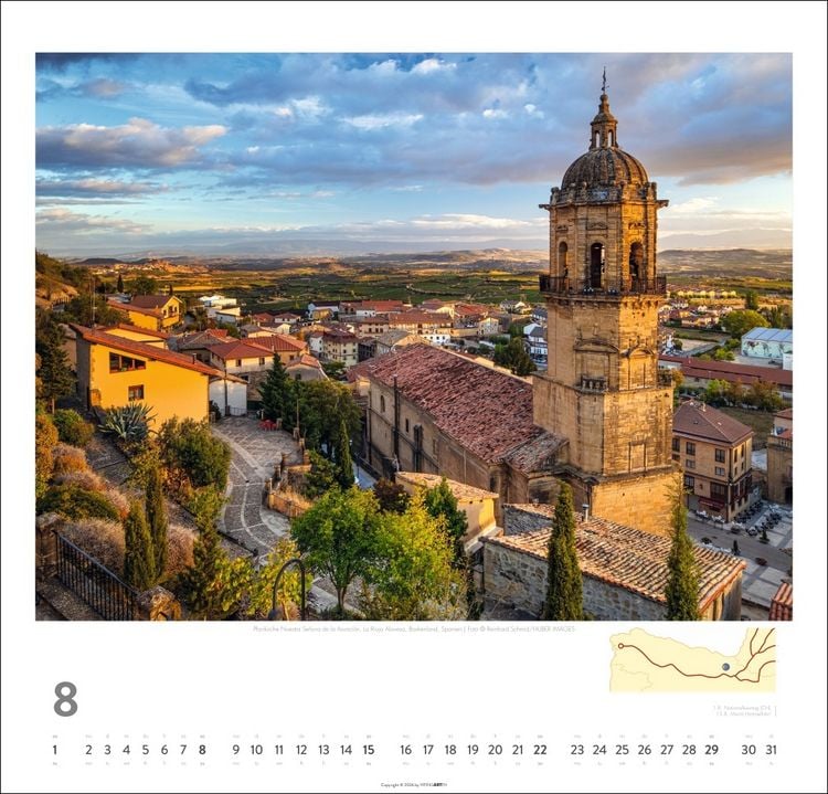 Produktbild: Auf dem Jakobsweg Kalender 2027 - El Camino