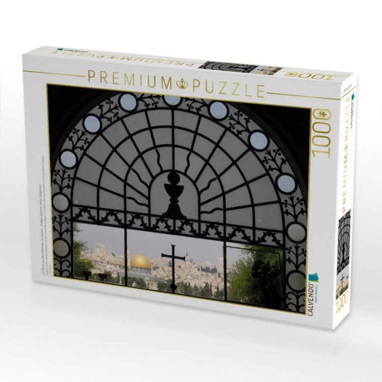 Produktbild: CALVENDO Puzzle Ein Motiv aus dem Kalender Jerusalem - Heiliges Zentrum dreier Religionen | 1000 Teile Lege-Gr&ouml;&szlig;e 64x48cm Foto-Puzzle f&uuml;r gl&uuml;ckliche Stunden
