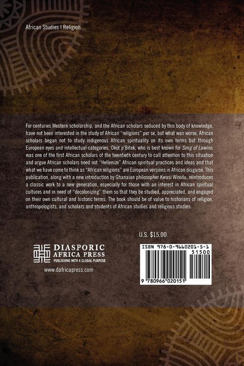 Produktbild: Decolonizing African Religion
