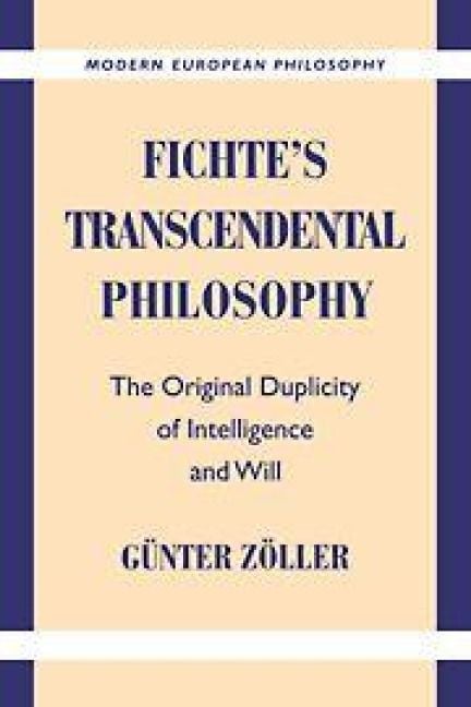 Produktbild: Fichte's Transcendental Philosophy
