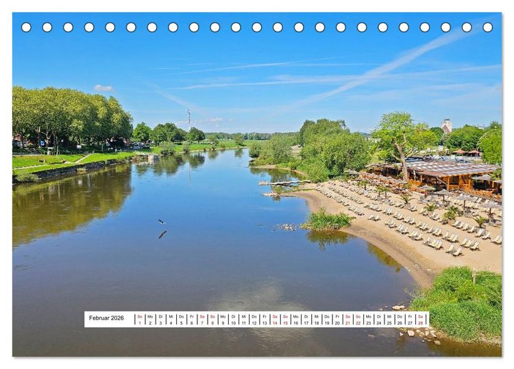 Produktbild: Bad Oeynhausen - Von Rinteln bis Porta Westfalica (Tischkalender 2026 DIN A5 quer), CALVENDO Monatskalender