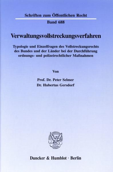 Produktbild: Verwaltungsvollstreckungsverfahren.
