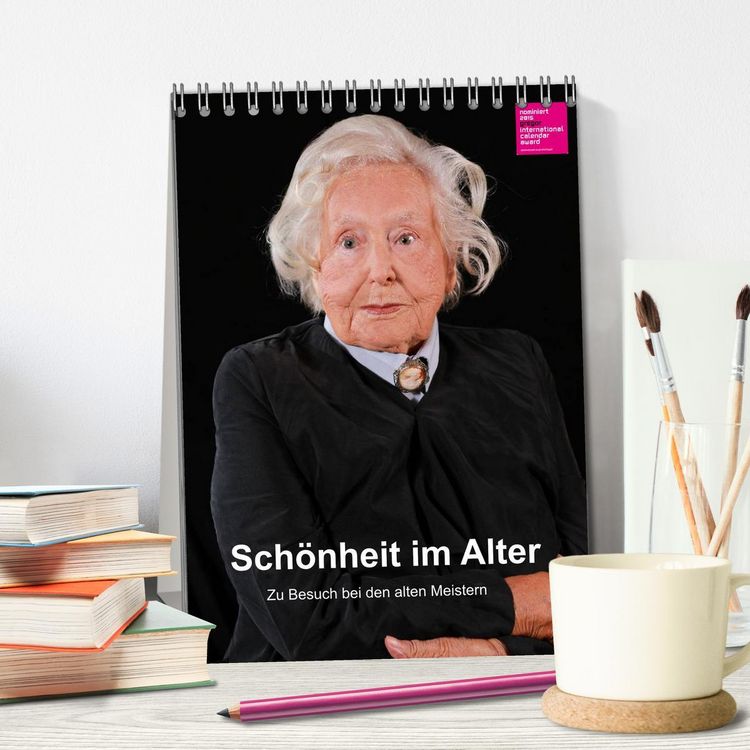 Produktbild: Sch&ouml;nheit im Alter - Zu Besuch bei den alten Meistern (Tischkalender 2026 DIN A5 hoch), CALVENDO Monatskalender