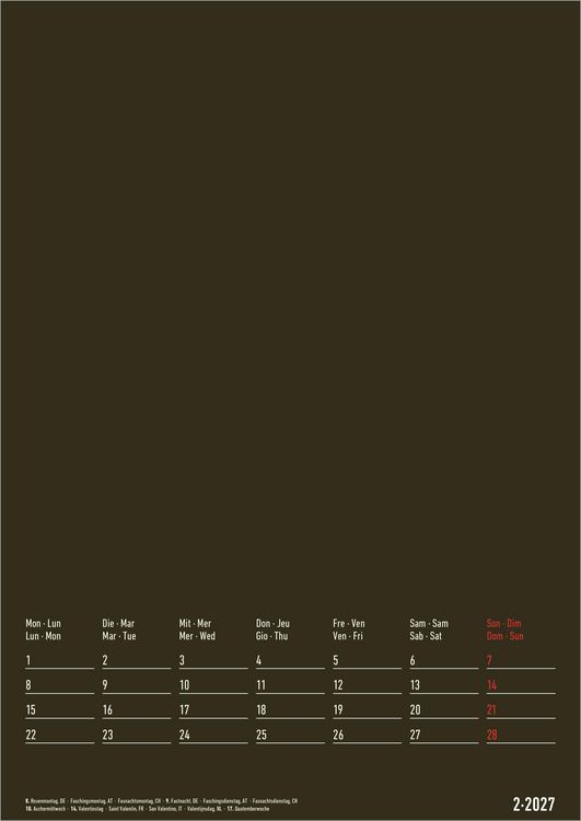Produktbild: Kreativkalender A4 - 2 in 1 2027