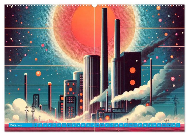 Produktbild: Lost Fiction (Wandkalender 2026 DIN A2 quer), CALVENDO Monatskalender