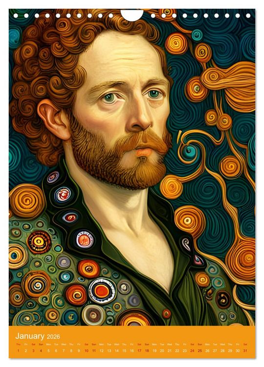 Produktbild: A Fusion of Masters (Wall Calendar 2026 DIN A4 portrait), CALVENDO 12 Month Wall Calendar
