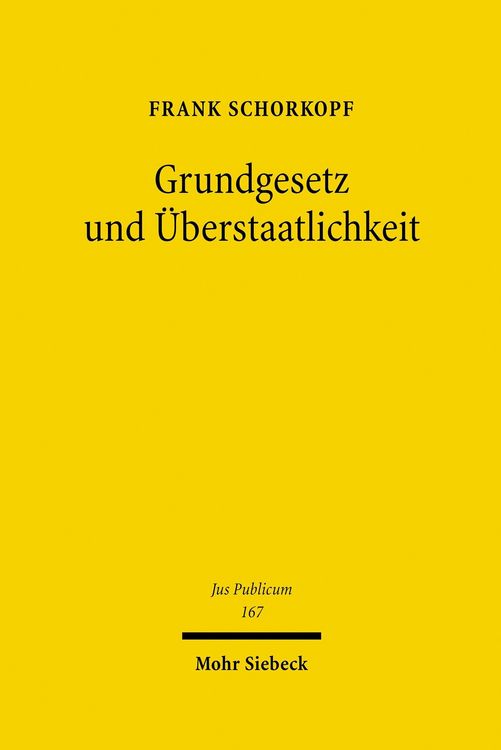 Produktbild: Grundgesetz und &Uuml;berstaatlichkeit