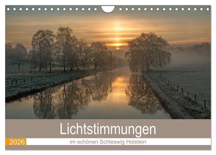 Produktbild: Lichtstimmungen im sch&ouml;nen Schleswig Holstein (Wandkalender 2026 DIN A4 quer), CALVENDO Monatskalender