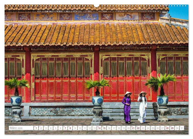 Produktbild: Asien - Kontinent der Farben (hochwertiger Premium Wandkalender 2026 DIN A2 quer), Kunstdruck in Hochglanz