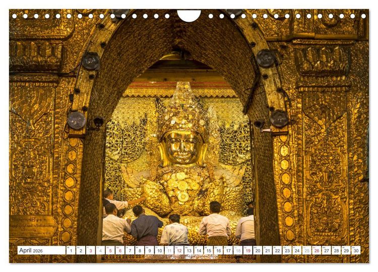 Produktbild: Siddhartha Gautama - Buddha (Wandkalender 2026 DIN A4 quer), CALVENDO Monatskalender