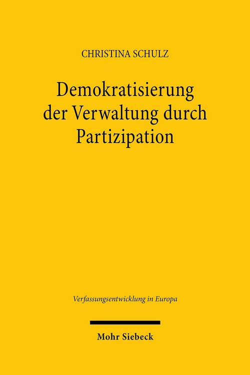 Produktbild: Demokratisierung der Verwaltung durch Partizipation