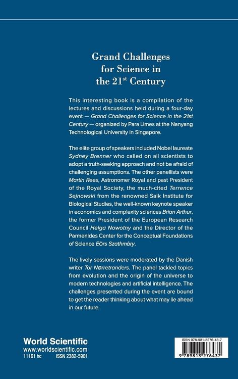Produktbild: Grand Challenges For Science in The 21st Century