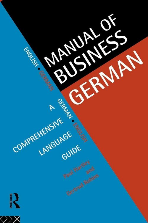 Produktbild: Manual of Business German