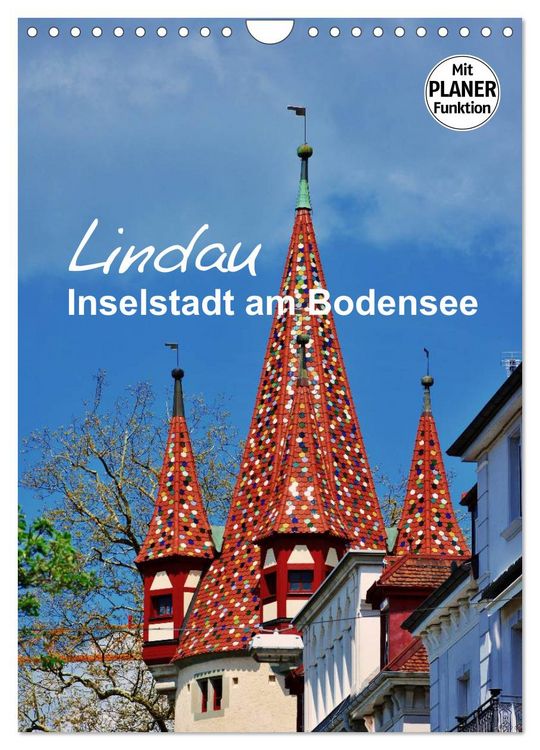 Produktbild: Lindau - Inselstadt am Bodensee (Wandkalender 2026 DIN A4 hoch), CALVENDO Monatskalender