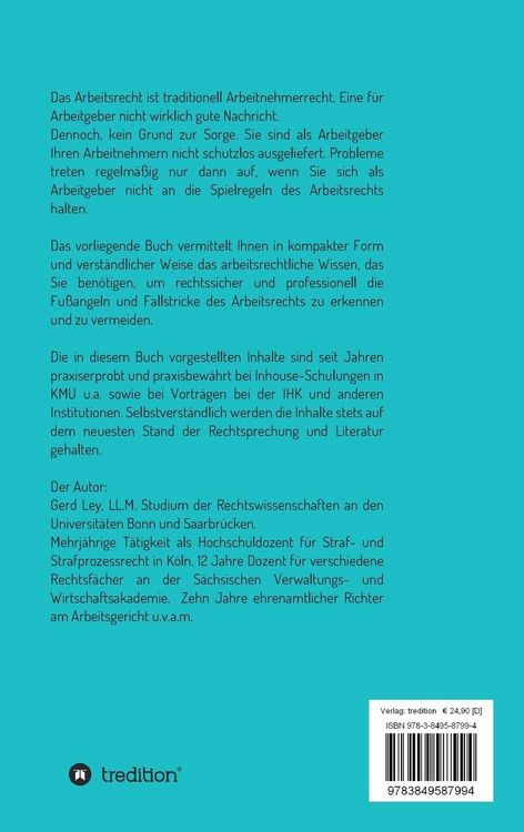 Produktbild: Arbeitsrecht f&uuml;r Arbeitgeber