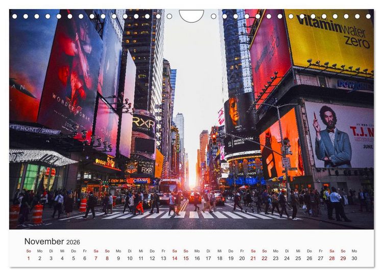 Produktbild: New York - Eine Weltstadt (Wandkalender 2026 DIN A4 quer), CALVENDO Monatskalender