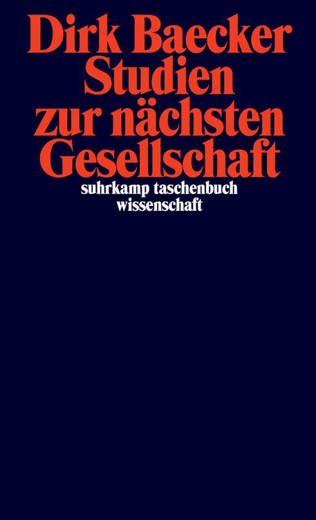 Produktbild: Studien zur n&auml;chsten Gesellschaft