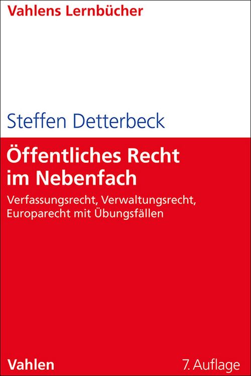 Produktbild: &Ouml;ffentliches Recht im Nebenfach