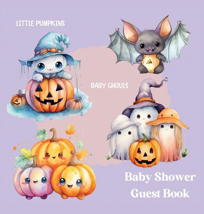 Produktbild: Halloween Baby Shower Guest Book (hardback)