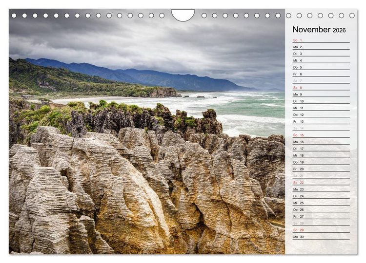 Produktbild: Sehnsucht nach Neuseeland (Wandkalender 2026 DIN A4 quer), CALVENDO Monatskalender