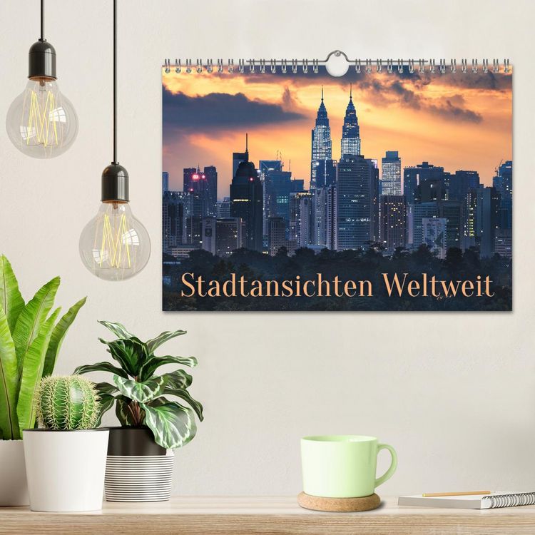 Produktbild: Stadtansichten Weltweit (Wandkalender 2026 DIN A4 quer), CALVENDO Monatskalender