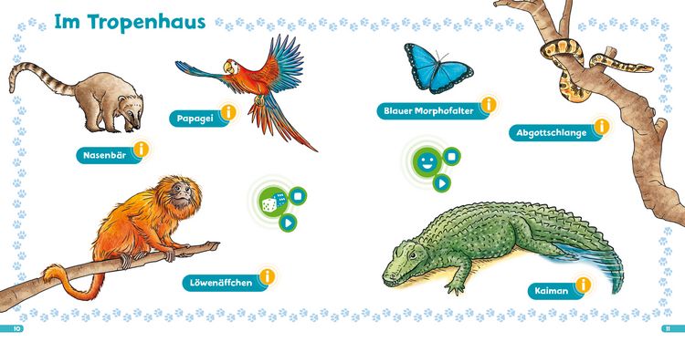 Produktbild: BOOKii&reg; H&ouml;ren und Staunen Mini Zoo