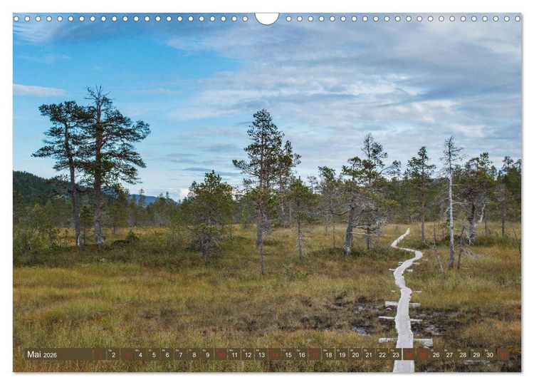 Produktbild: Wandern - In Norwegen und Schweden (Wandkalender 2026 DIN A3 quer), CALVENDO Monatskalender