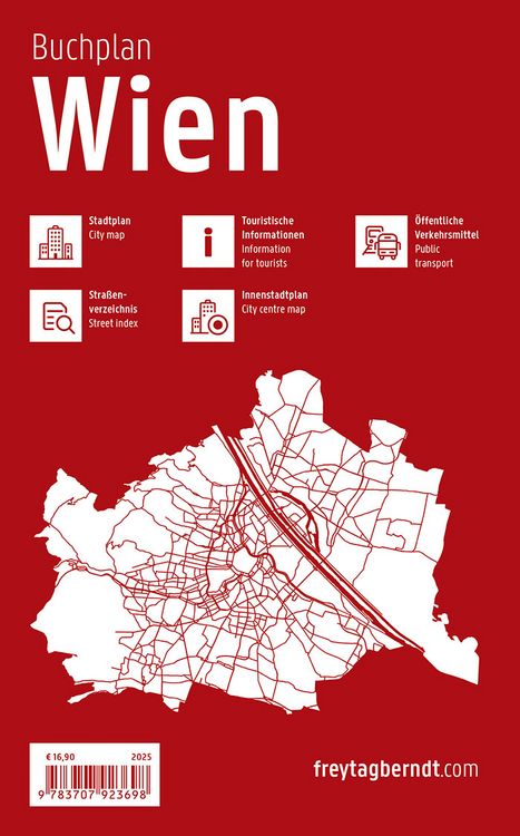 Produktbild: Freytag & berndt Stadtatlas Wien Buchplan 1:20.000