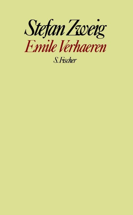 Bild vom Artikel Emile Verhaeren vom Autor Stefan Zweig
