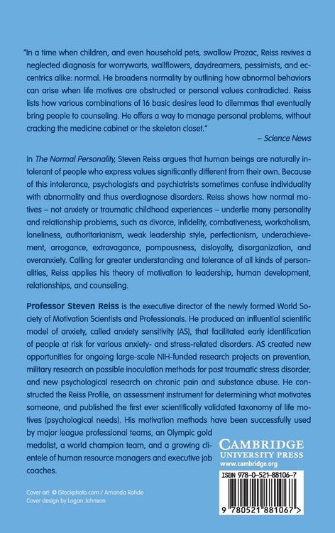 Produktbild: The Normal Personality