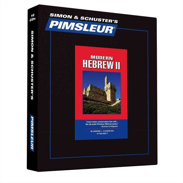 Produktbild: Pimsleur Hebrew Level 2 CD: Learn to Speak and Understand Hebrew with Pimsleur Language Programs