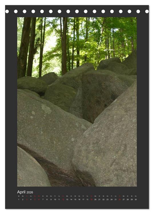 Produktbild: Odenwald - Impressionen einer Landschaft (Tischkalender 2026 DIN A5 hoch), CALVENDO Monatskalender