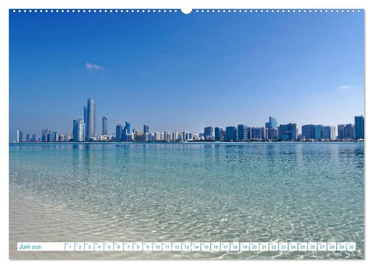 Produktbild: Atemraubendes Abu Dhabi - Idylle am Persischen Golf (Wandkalender 2026 DIN A2 quer), CALVENDO Monatskalender