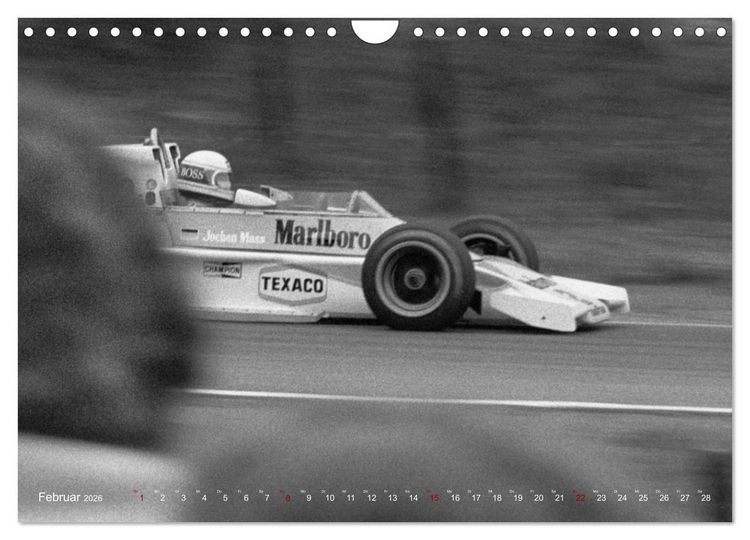 Produktbild: Grand Prix - Formel-Rennen 1972-1977 (Wandkalender 2026 DIN A4 quer), CALVENDO Monatskalender