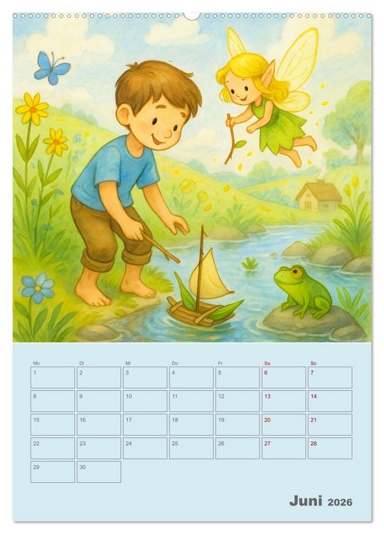 Produktbild: Tari und Tili (Wandkalender 2026 DIN A2 hoch), CALVENDO Monatskalender