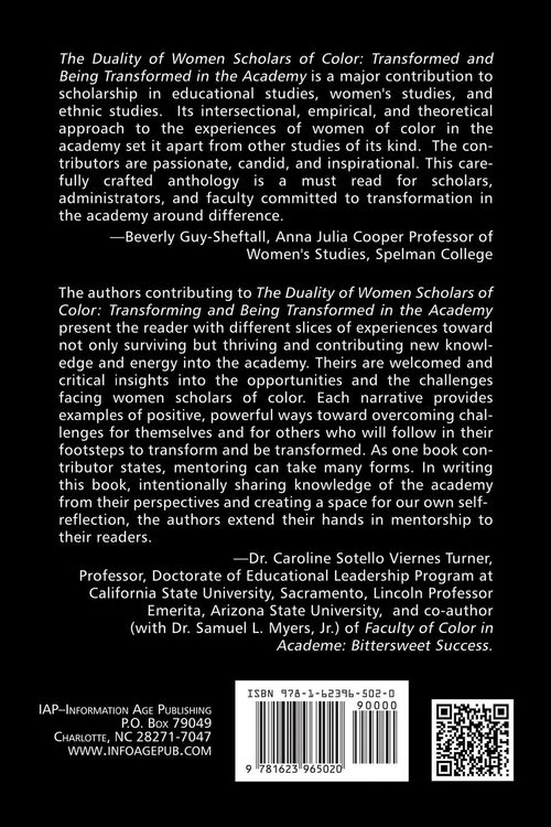 Produktbild: The Duality of Women Scholars of Color
