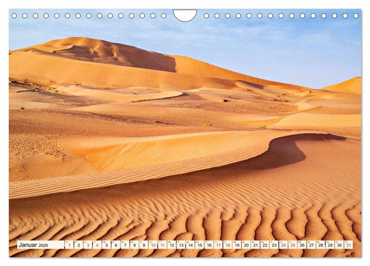 Produktbild: Rub al-Chali Oman (Wandkalender 2026 DIN A4 quer), CALVENDO Monatskalender