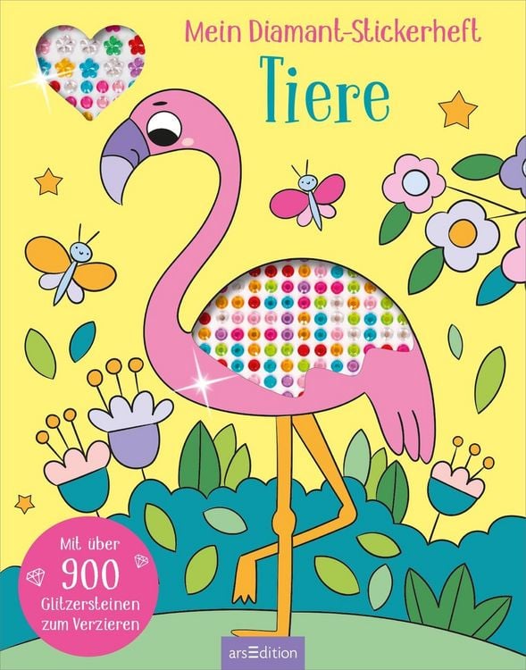 Produktbild: Mein Diamant-Stickerheft &ndash; Tiere