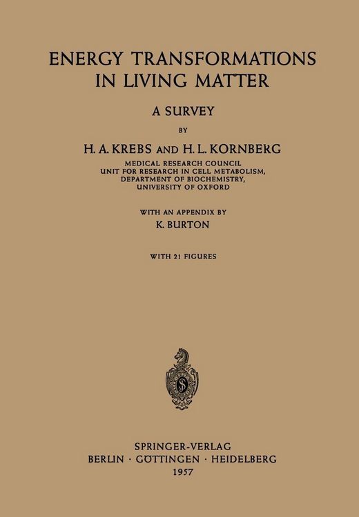 Produktbild: Energy Transformations in Living Matter