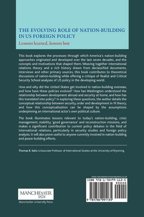 Produktbild: The evolving role of nation-building in US foreign policy