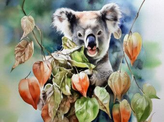 Produktbild: CALVENDO Puzzle Koala im Herbst | 2000 Teile Lege-Gr&ouml;&szlig;e 90x67cm Foto-Puzzle f&uuml;r gl&uuml;ckliche Stunden