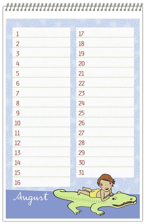 Produktbild: vergissmeinnicht-Geburtstagskalender