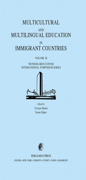 Produktbild: Multicultural and Multilingual Education in Immigrant Countries