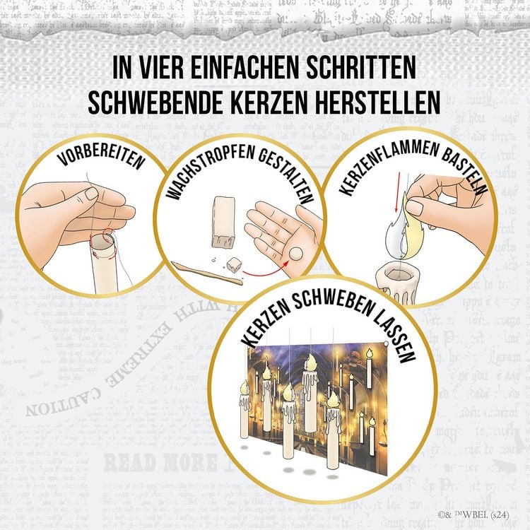 Produktbild: Harry Potter Bastelbox Schwebende Kerzen