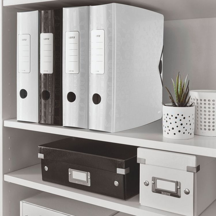 Produktbild: Ordner WOW 180&deg; schmal weiss