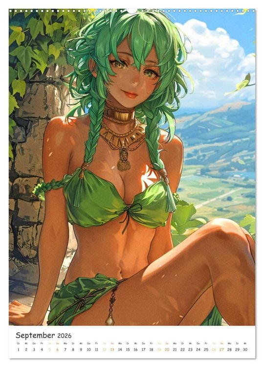 Produktbild: Anime Cuties - Charmante Heldinnen (Wandkalender 2026 DIN A2 hoch), CALVENDO Monatskalender