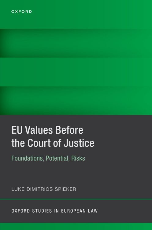 Produktbild: EU Values Before the Court of Justice